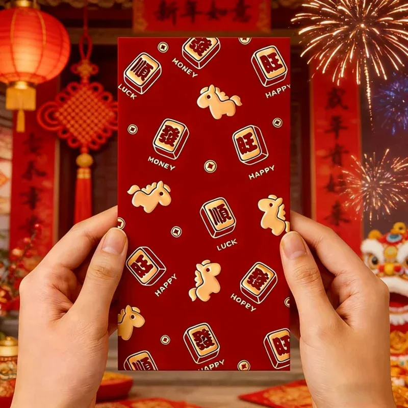 New Year Of The Horse Lucky Red Envelope - High-end Creative Gold Foil Stamping - Chinese New Year Red Envelope Bag