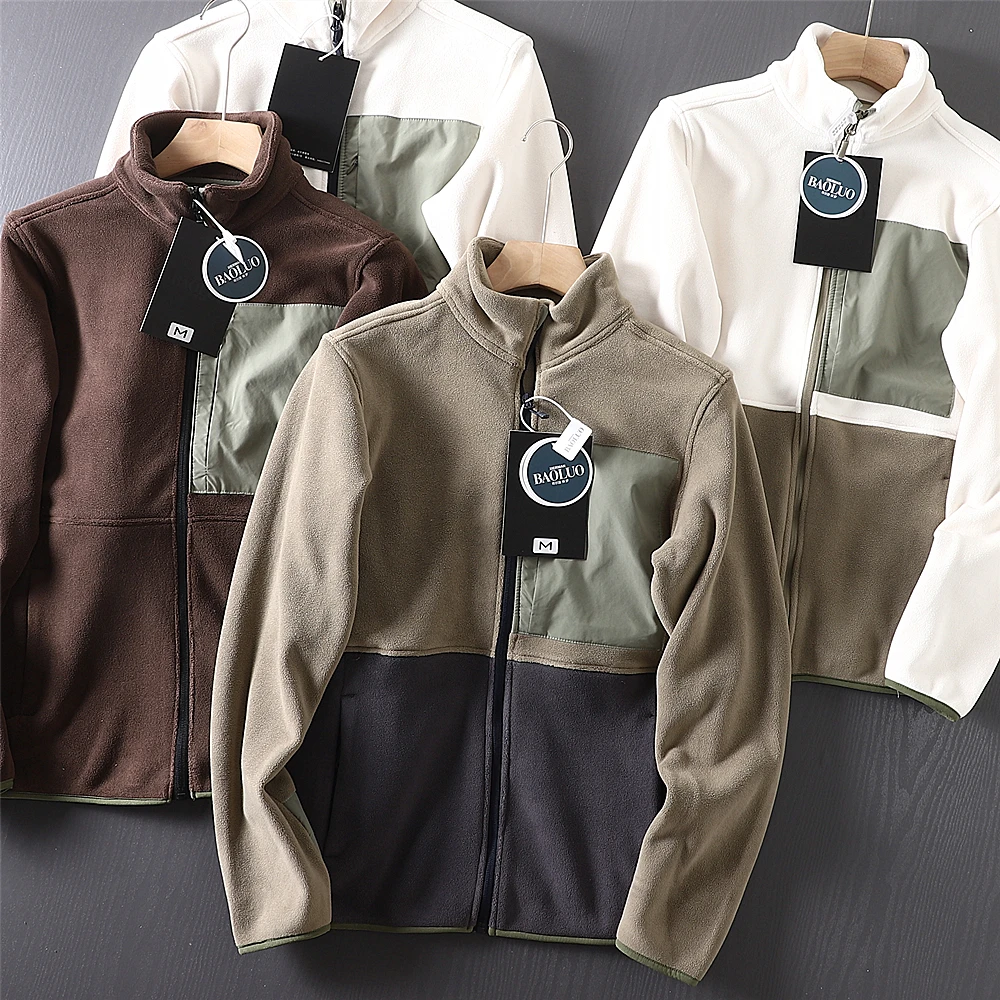 

Outdoor Men's Jaet Lightweight Double-sided Fce Stand Collar Warmth Autumn Winter Polyester Fiber Zipper Closure Casual ...