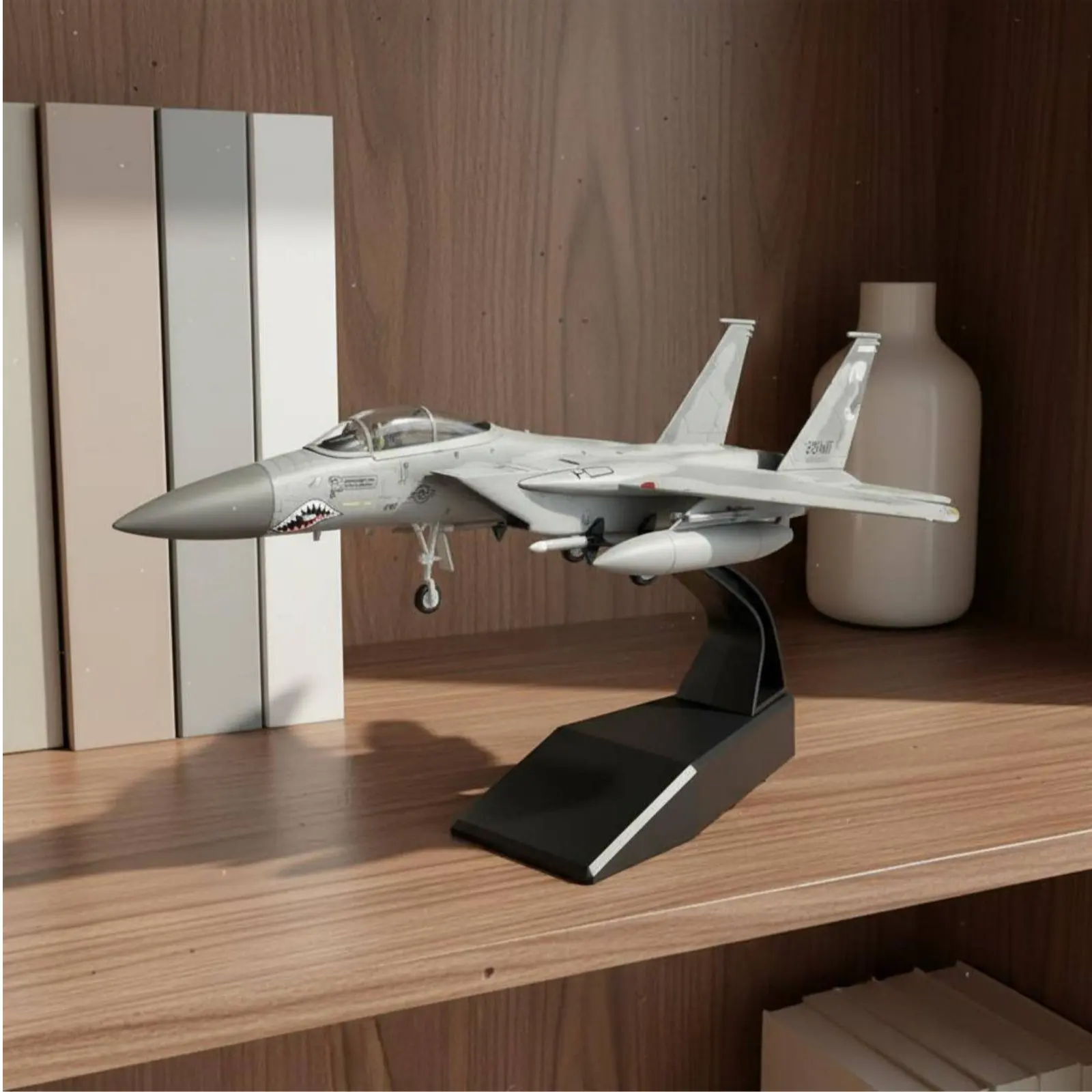 

Масштабная модель F-15C 1:100, аутентичная окраска, истребитель F-15C для воздушных боев, литая модель самолета, отличный подарок