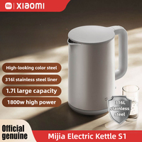 Xiaomi Mijia Electric Kettle S1 Multi-layer Safety Protection 1800W High Power 220V Stainless Steel Liner 1.7L Large Capacity
