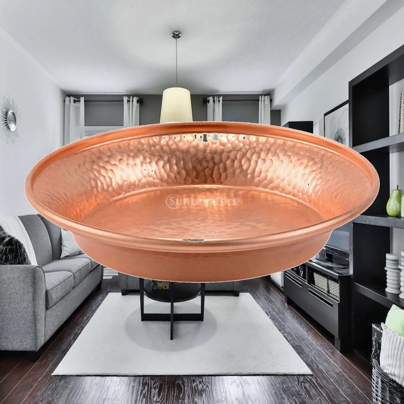 Tibetan Buddhist Water Offering Bowl Worship Tray Home Desktop Container Party Copper Bowl Decorative Holy Water Prayer Bowl