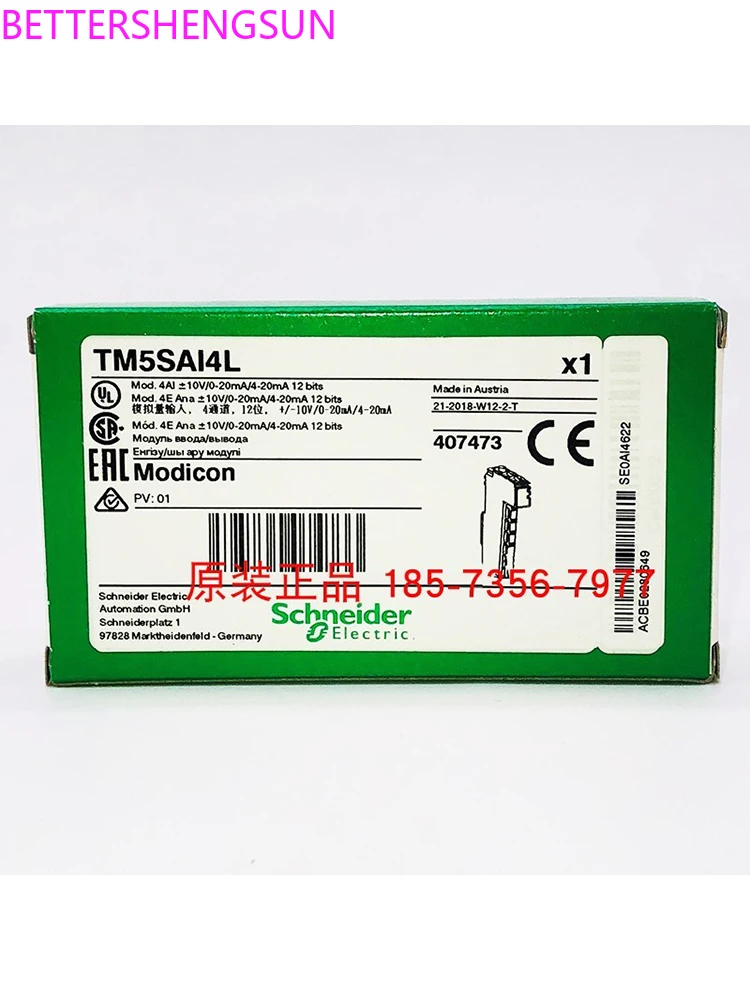 

Tm5sai4l4 Channel Read Analog Input 12-Bit Accuracy PLC Module Brand New Original Authentic Product