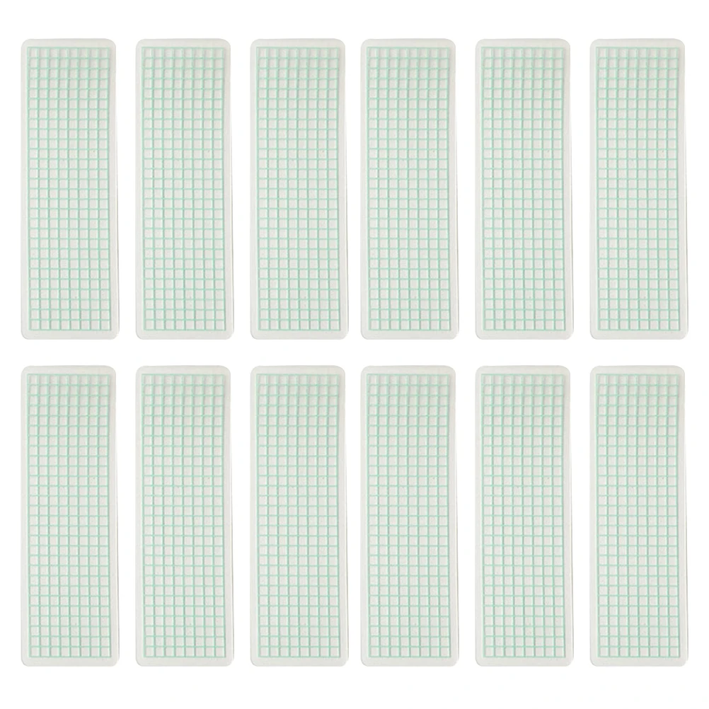 

40pcs Organizer 5x15mm Round Washi Tape Boards Washi Cards Corner Grid Pattern Plastic Cards Office Use