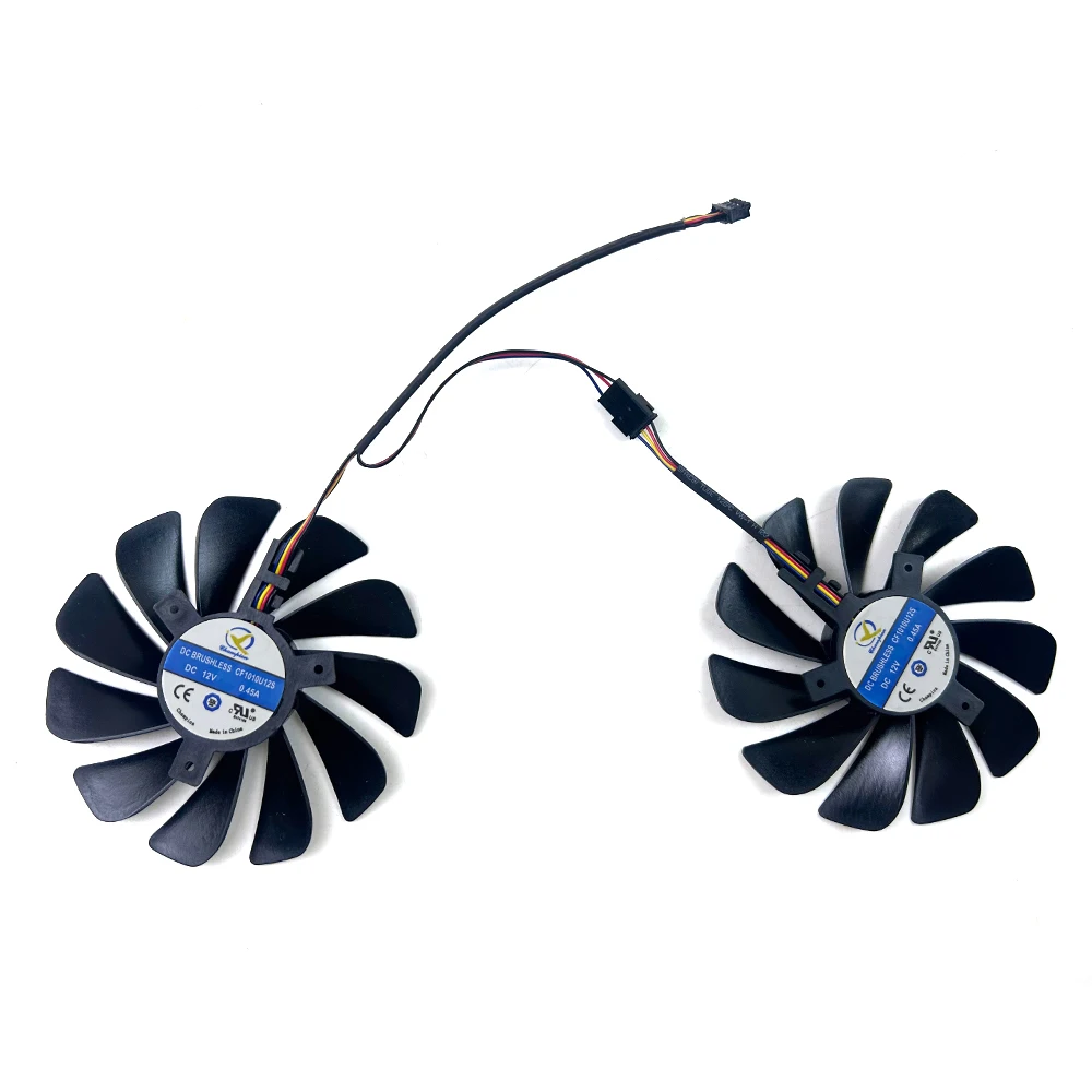 Bricolage ventilateur Coling 95mm 4pin RX6600 6700 XT ventilateur GPU pour ASRock Radeon RX6600 6700XT Arc B580 Challenger RX 7600 CL ventilateurs