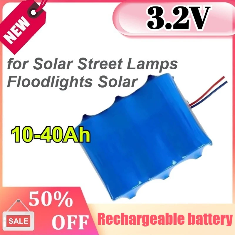

3.2V 10/20/30/40Ah 32650 for Solar Street Lamps Floodlights Solar Lithium Battery with Protection Board