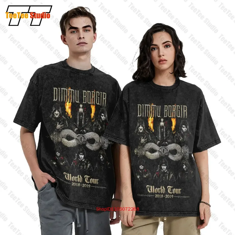Dimmu Borgir World Tour 2018 2019 Vintage Oversized T-Shirt Show Original Title LBDE