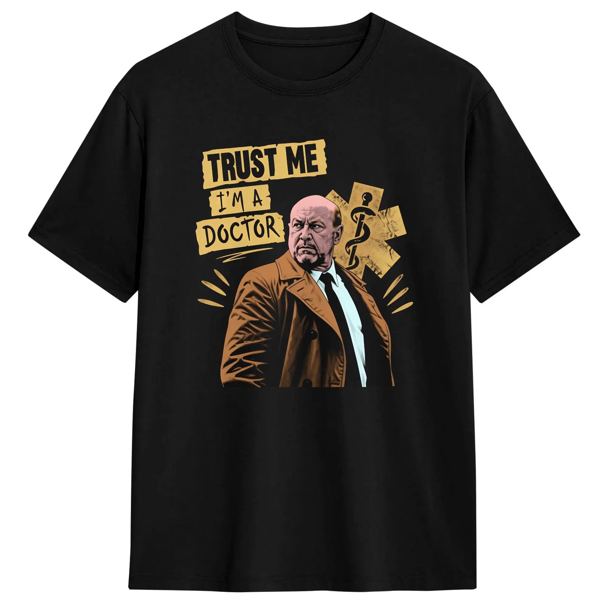 Dr Loomis The Protector Retro Art T Shirt Beach  Cotton T Shirts For Man Casual Tshirt Short Sleeves Streetwear Clothing