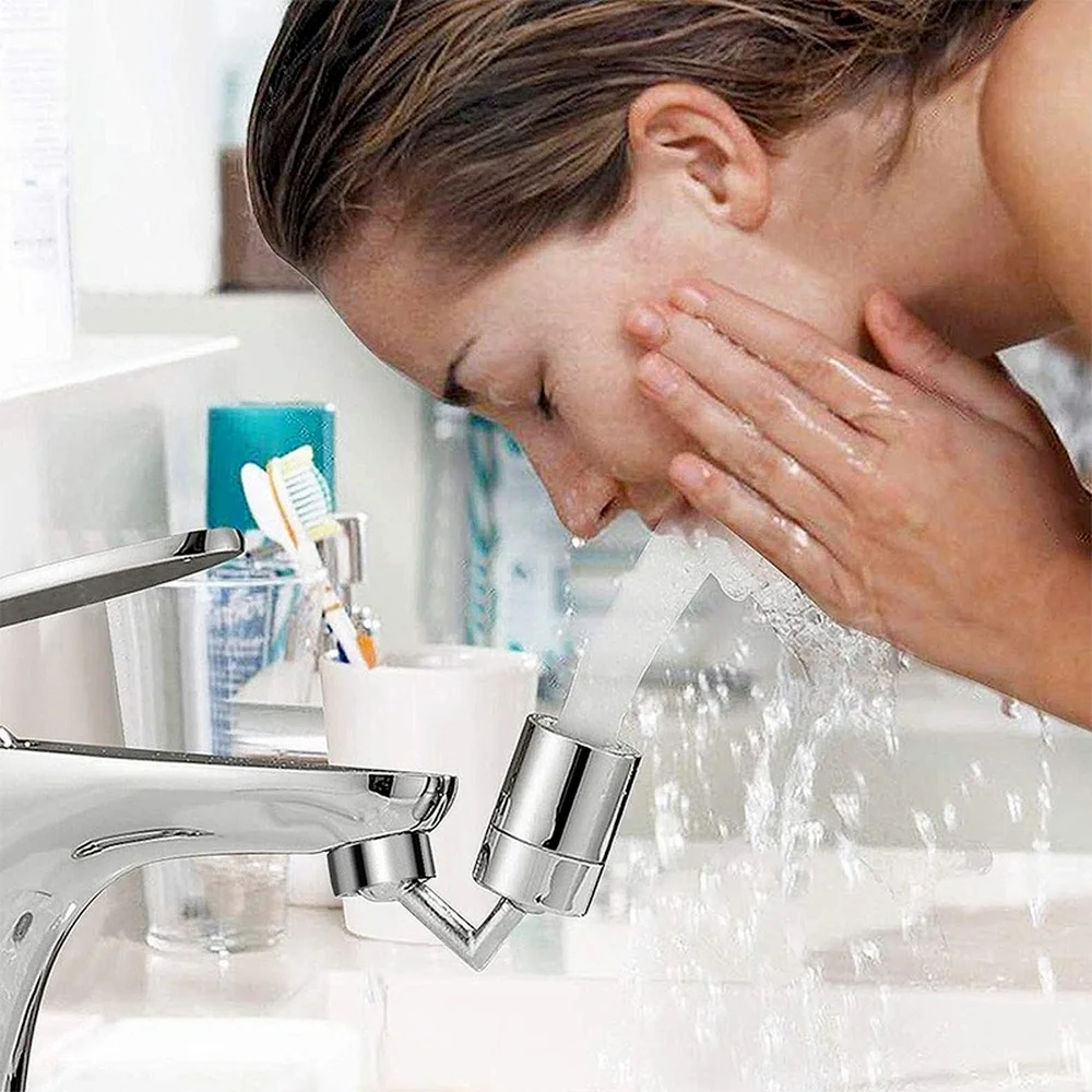 New 720 Degree Universal Tap Aerator Splash-proof Swivel Water Saving for Kitchen Faucet Spray Head Wash Basin Extender Adapter