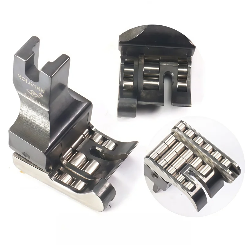 

1PCS Ep Left Roller High and Low Pressure Foot Rcl5/16n Reverse Border Left 8.0mm Wheel Trailer Presser Foot Industrial Sewing