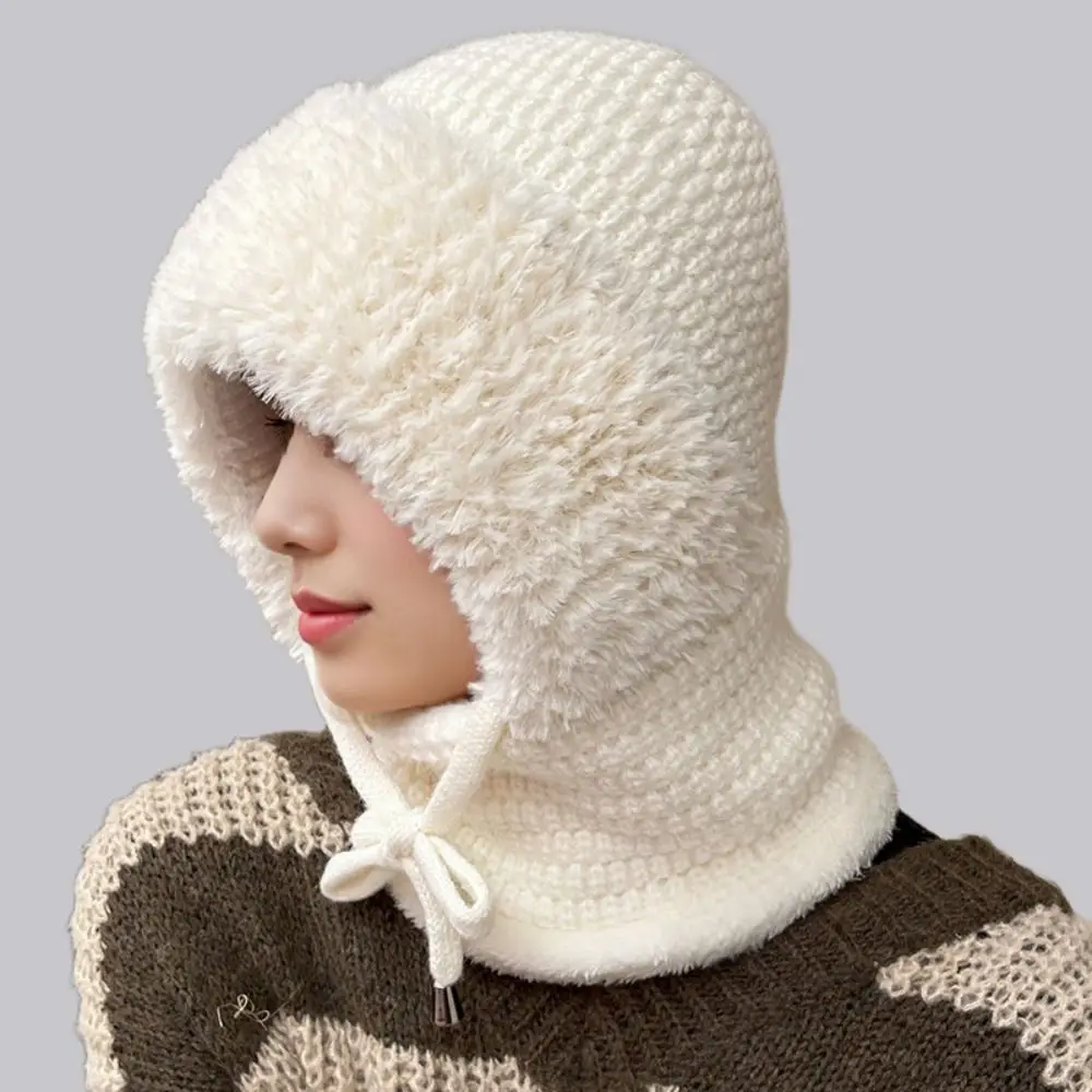 Modische 3-in-1-Design-Sturmhaube, winddicht, Halswärmer, gestrickte Garnkappe, Vollgesichts-Wintermütze, Outdoor-Sport-Kopfbedeckung