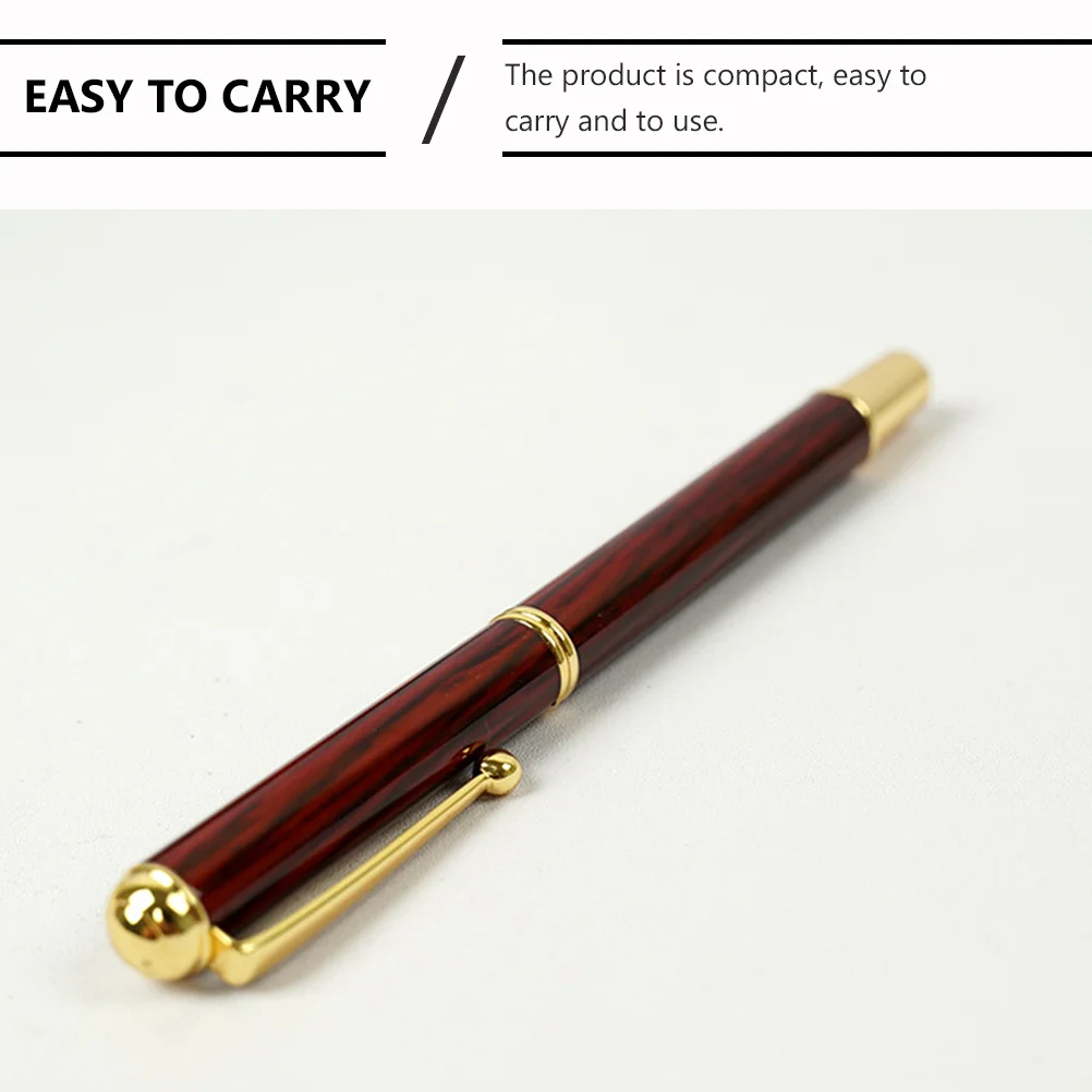 

1Pcs Steel Body Refillable Brush Pen for Calligraphy Sketching Writing Smooth Flow Metal Nib Drawing Tool Pocket Size