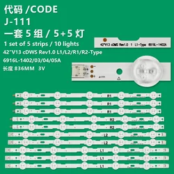 Applicable à LG 42LN5200 5300 bande lumineuse 42 V13 cDMS 6916L-1402A 03A 04A 05A