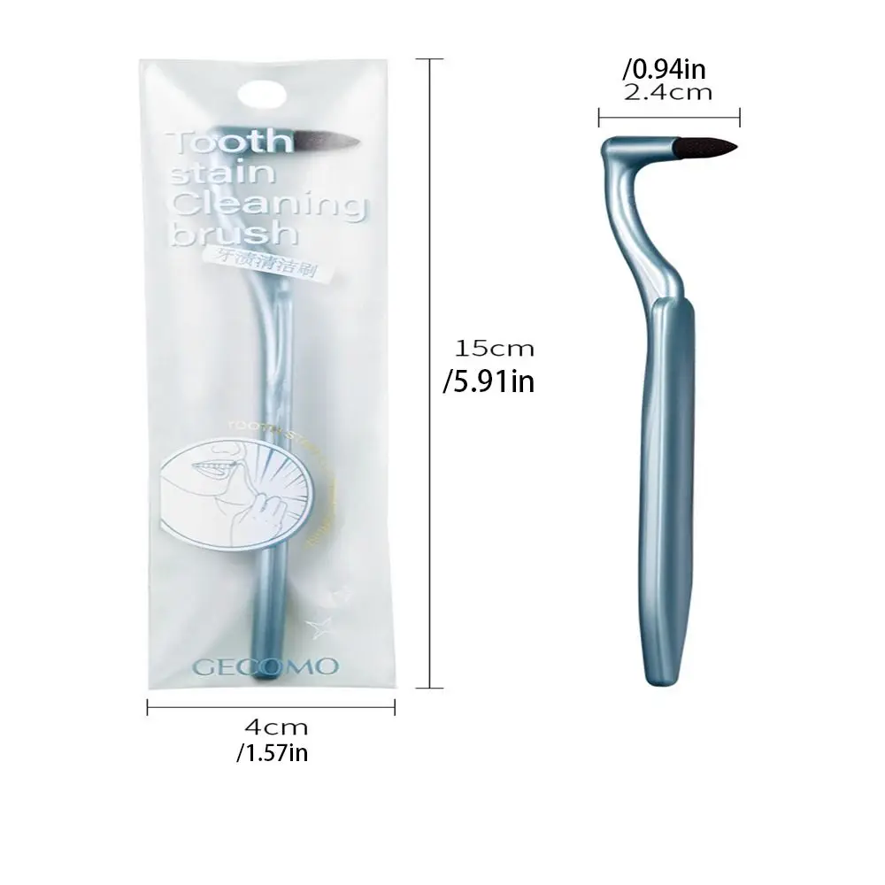 휴대용 치석 제거 치과 스케일러, 치과 청소 도구, 부드러운 강모, 초미세 치과 얼룩 청소 브러시