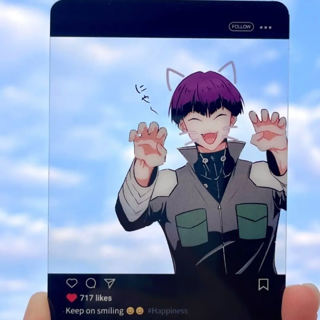 Hoshina Soshiro акриловая карта Kaiju 8, прозрачные карты, группа, коллекция фотокарт, реквизит для съемки, аксессуары для настольного дисплея