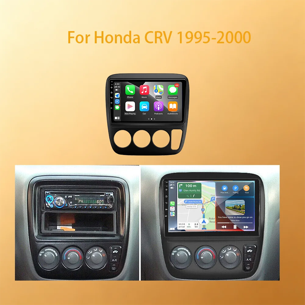 2 Din Car Radio Electronic Device  Android 15 Stereo  For Honda CRV 1995-2000 Navigation  GPS Sat Nav SWC BT For Carplay Android Auto  2+32G