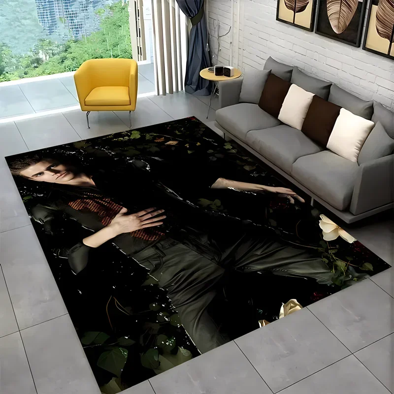 3D movie vampire diaries carpet, Damon star carpet, living room bedroom housewares children's room baby mats, Birthday Presents