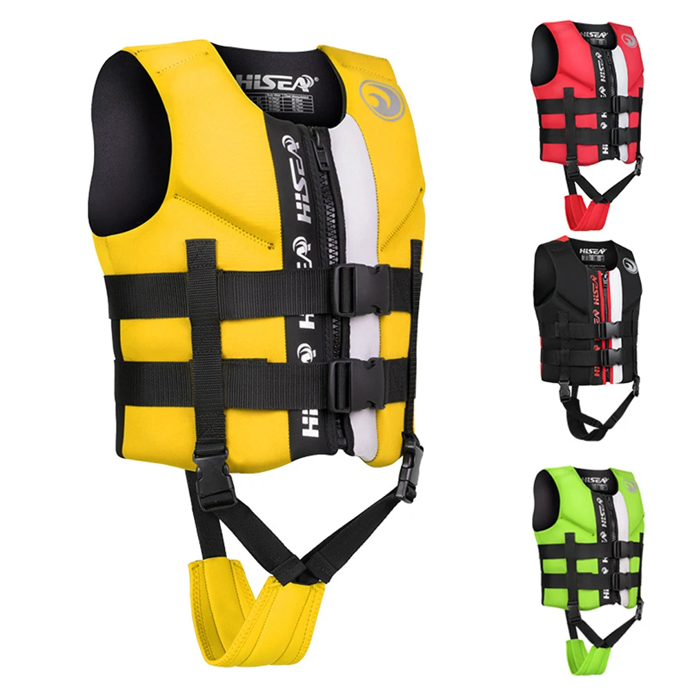 Neoprene Kids Buoyancy Vest Water Sports Child Fishing Rafting Surf Boats Sailing Safety Life Jacket Girls' Swimsuit Lifeguard