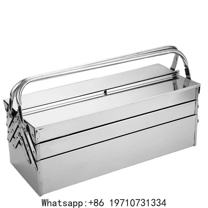 Large Tool Box Organizer Hardware Storage  Suitcase Waterproof Hard Case  for Car Mechanic Empty