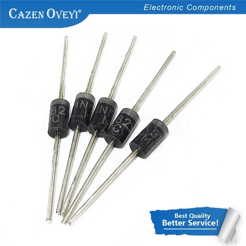 20 pçs/lote 1N5821 IN5821 DIODO SCHOTTKY 30V 3A DO-201AD DIODO Em Estoque