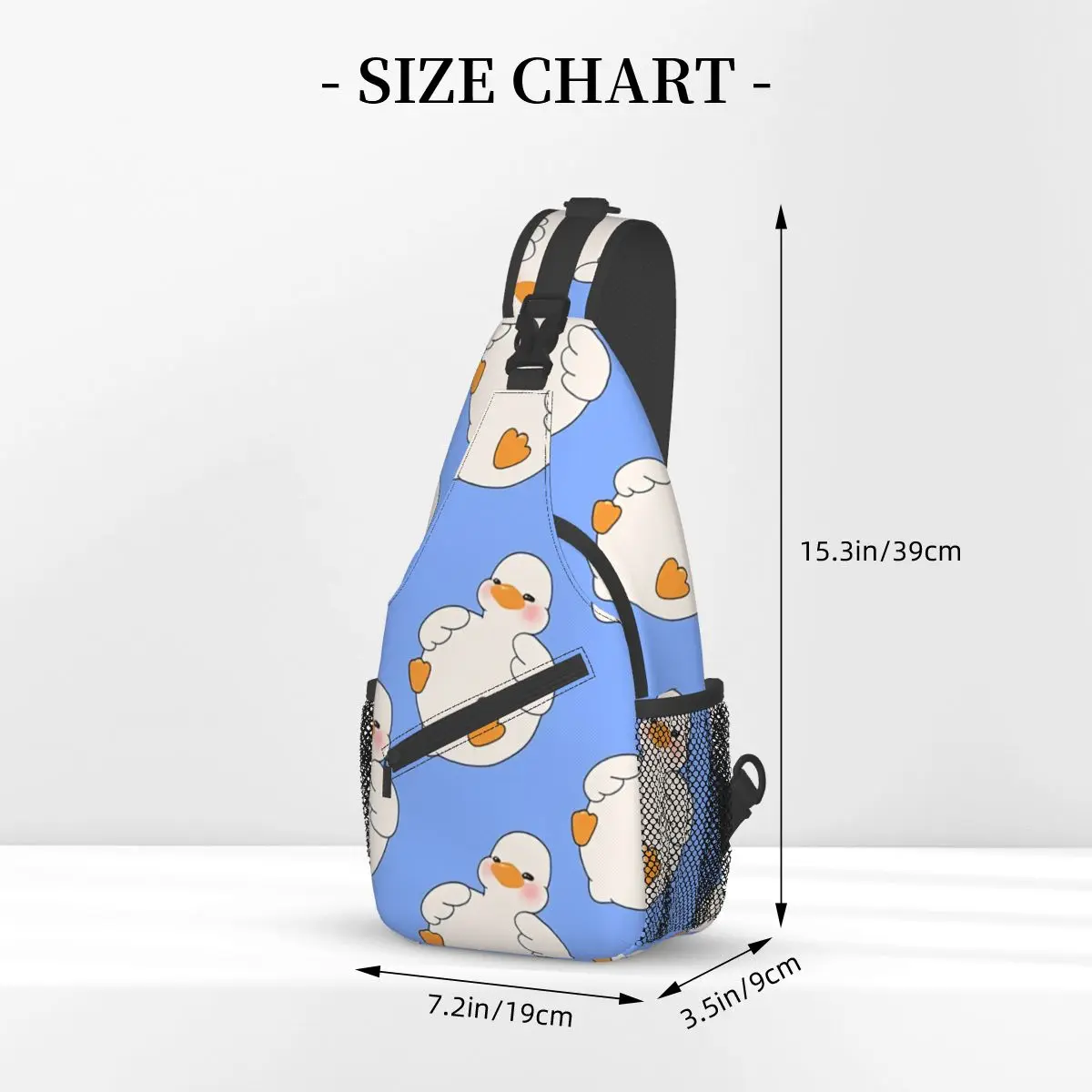 Crossbody Bag Sports Cute Kawaii Chonky Chibi Chest Bag Unisex Women Man Fashion Shoulder Backpacks Travel