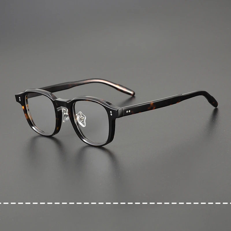 2024 New VECTOR-013 Irregular Oval Frame Versatile Plain Myopia Glasses Frame, Can Be Matched with Degrees Lunette De Vue Homme