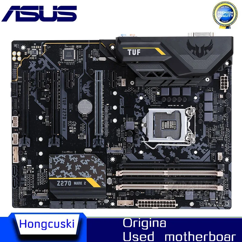 Used For ASUS TUF Z270 MARK 2 Original M.2 NVME 7th motherboard Socket LGA1151 DDR4 Z270 Desktop Motherboard