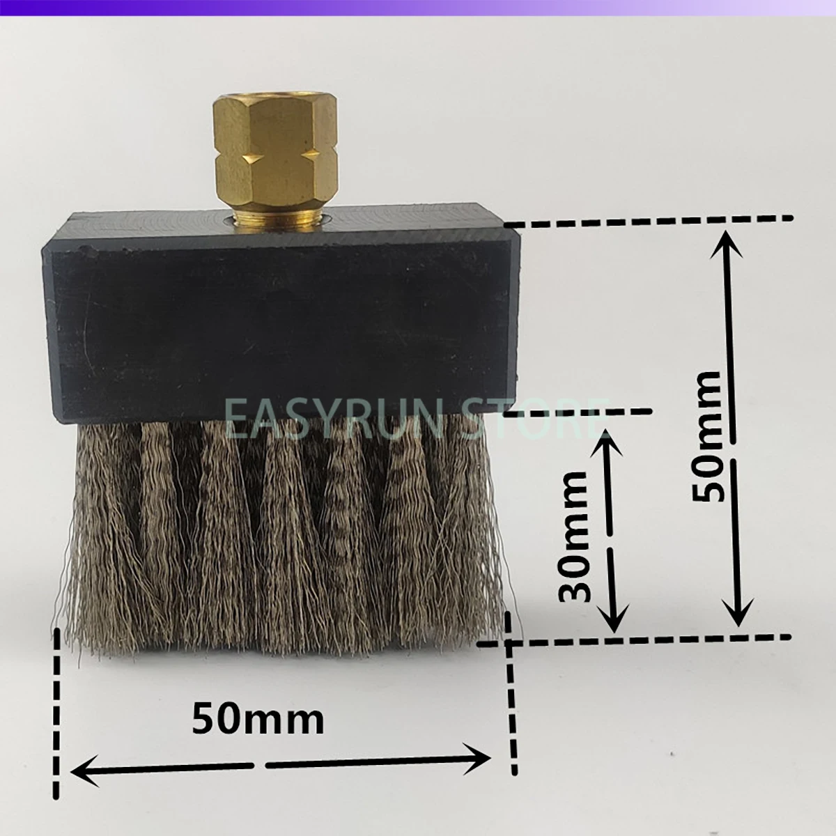 Metal brush width 50MM Lubrication link brush 50MM Single point lubrication brush 50MM