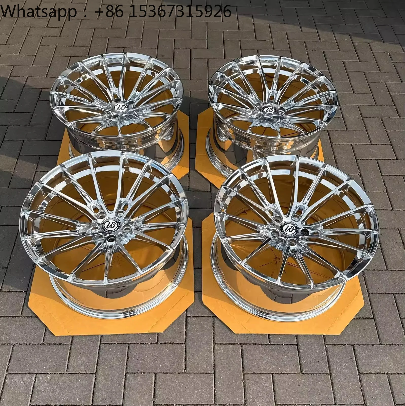 Chrome Deep Concave Forged Wheels 5x112 5x114.3 for Mercedes C400 W205 C43 E220  C180 S560 W212  350 53