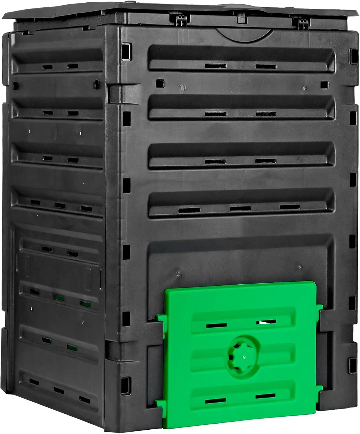 

120 Gallon Outdoor Compost Bin, BPA Free Garden Tumbler, Easy Assembly for Fertile Soil