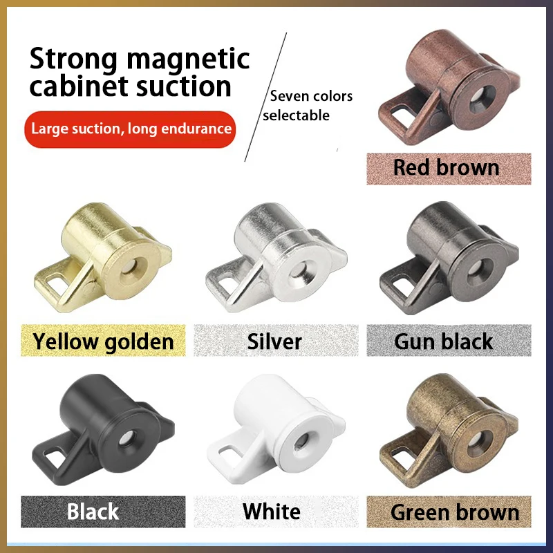 Magnet Cabinet Door Catch, Magnetic Furniture Door Stopper, Strong Powerful Neodymium Magnets Latch Cabinet Catches