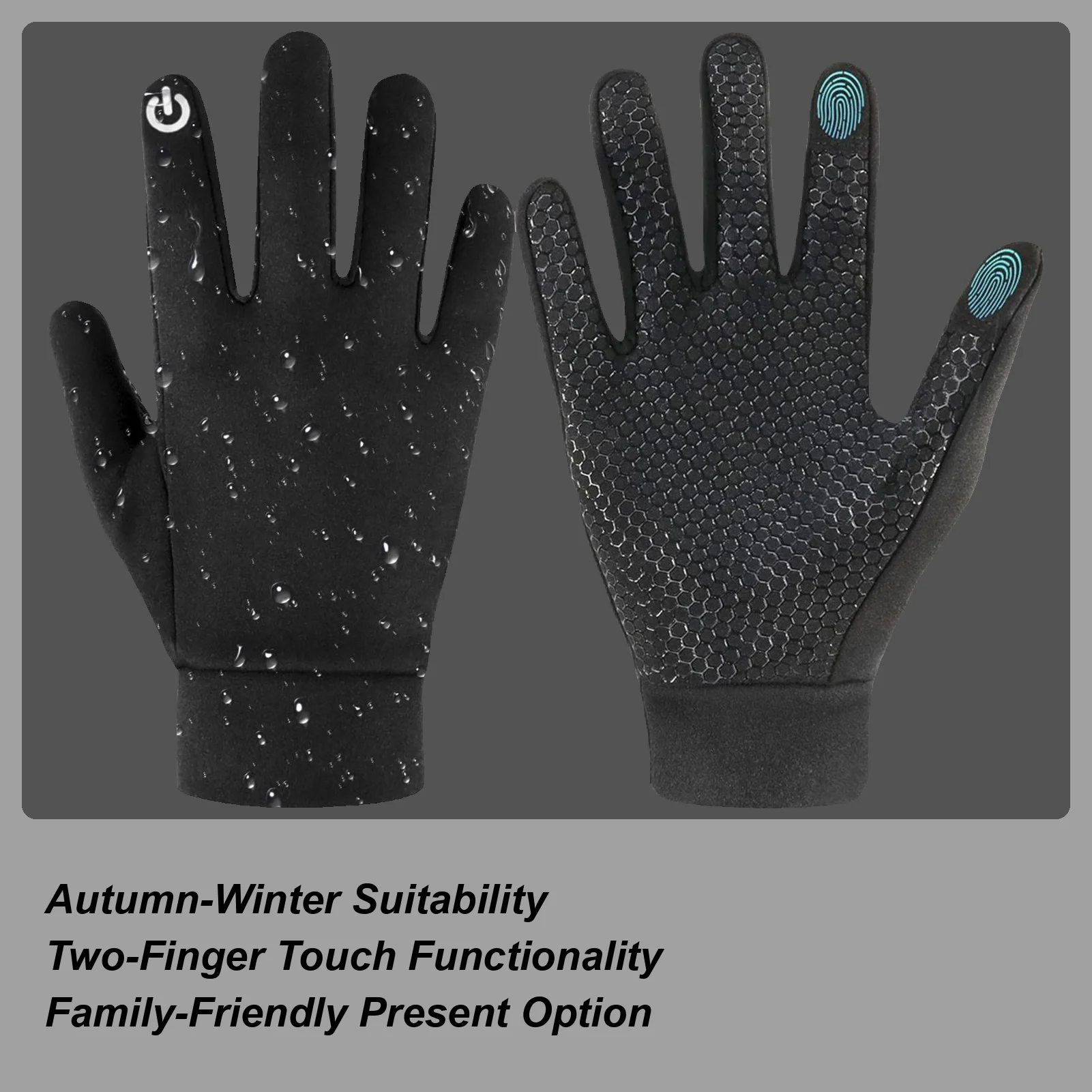 

Зимние перчатки для детей, изолированные перчатки с сенсорным экраном, ветрозащитные варежки для малышей для зимнего бега, езды на велосипеде, катания на лыжах, походов на открытом воздухе