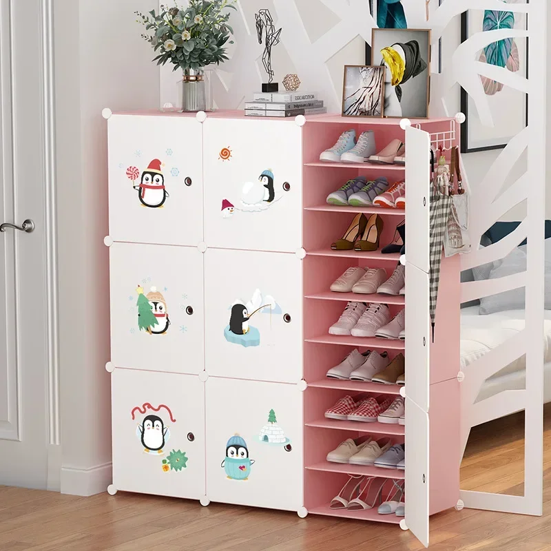 New Model Simple Shoe Rack, Household Door Shoe Cabinet, Dormitory Multi-layer Dust Rack Storage Artifact Premium