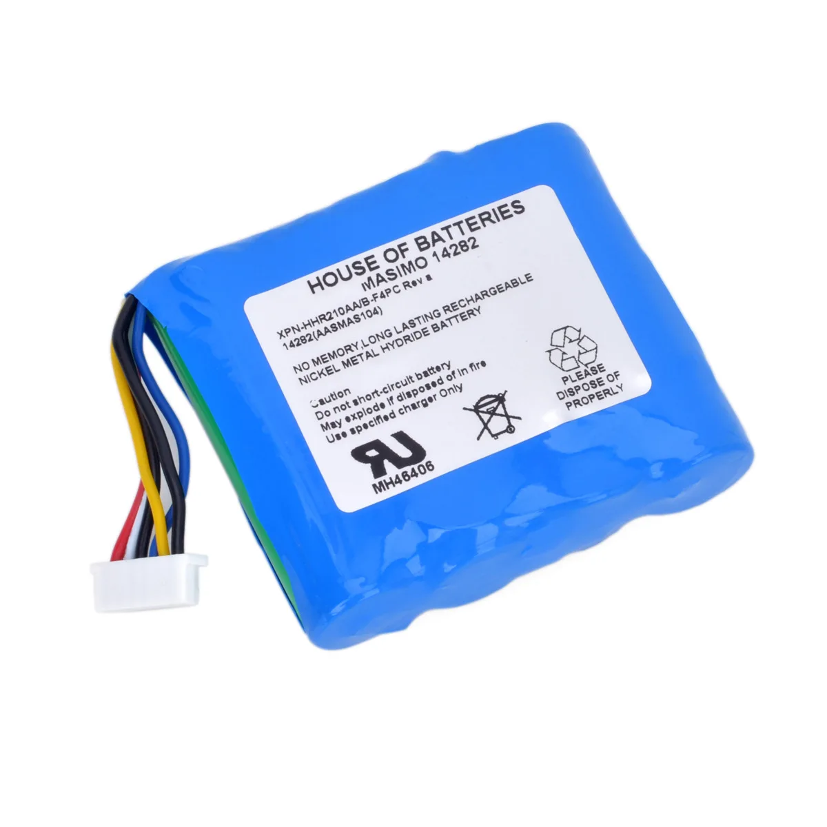 

PULSE Oximeter Battery for Masimo RAINBOW,Radical-7 RAINBOW ,Unipower B11588, Interstate Batteries AMED3404 14282,2386