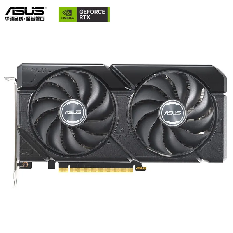 ASUS DUAL-RTX4060TI-O8G-EVO بطاقة رسومات الألعاب RTX4060TI 8G 128bit GDDR6 8Pin 18 جيجابت في الثانية PCI 4.0 سطح المكتب مكان الفيديو #2