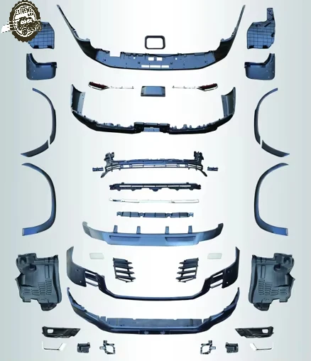 

Body Kit Accessories for LC300 Upgraded Version Include Front&Rear Spoiler Lip Diffuser Side Skirt Lip Spoiler Front Grille Hood