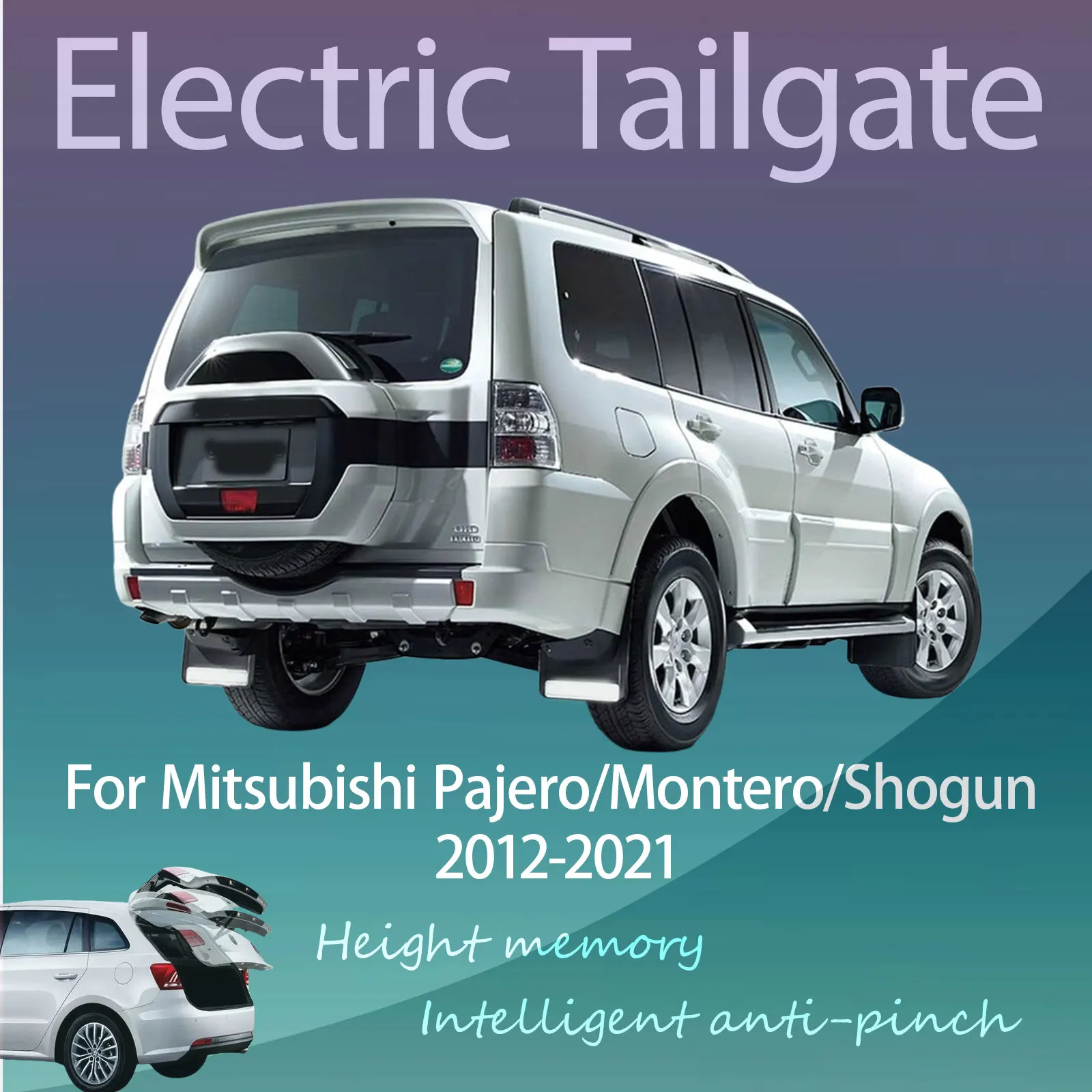For Mitsubishi Pajero/Montero/Shogun 2012-21 Electric Tailgate with Sensor Trunk Anti-pinch Memory Height Intelligent Operation