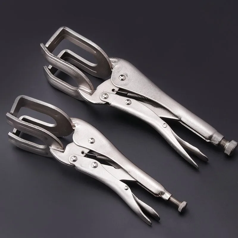 Heavy Duty Flat Folding Edge Pliers Flat Mouth Fixed Clamping Pliers Welding Pliers