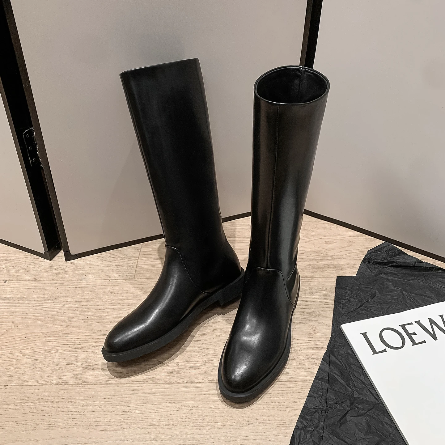 ESVEVA 2027 Botas Femininas de - Women'S Fashion Knee High Boots avaliação e preço