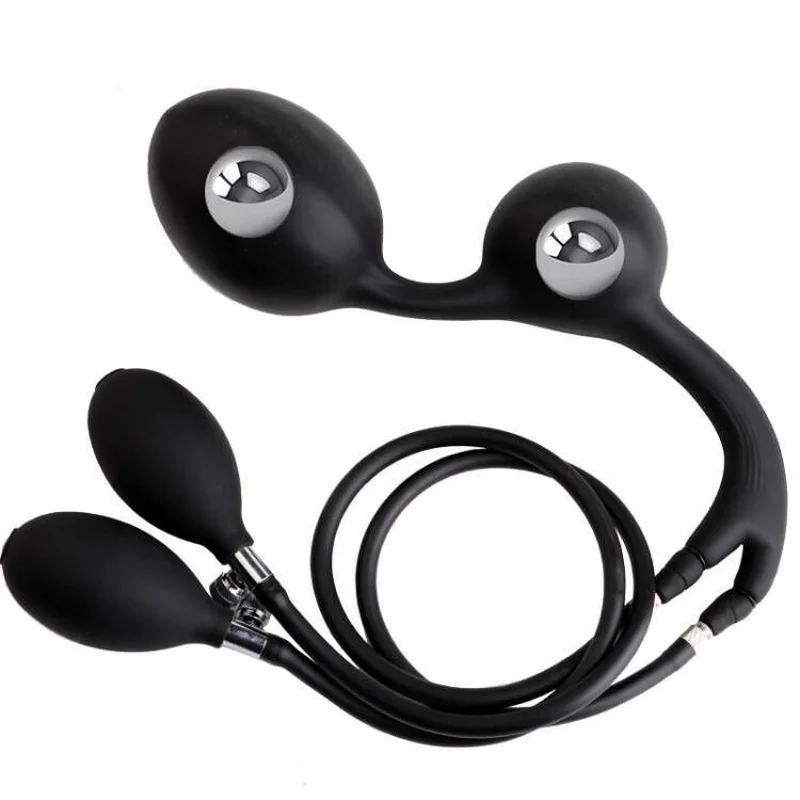 Anal Plug Inflatable Mouth Gag Huge Butt Plug Vagina Anus Expansion Prostate Massage Ass Dilator Anal Sex Toys For Men Women