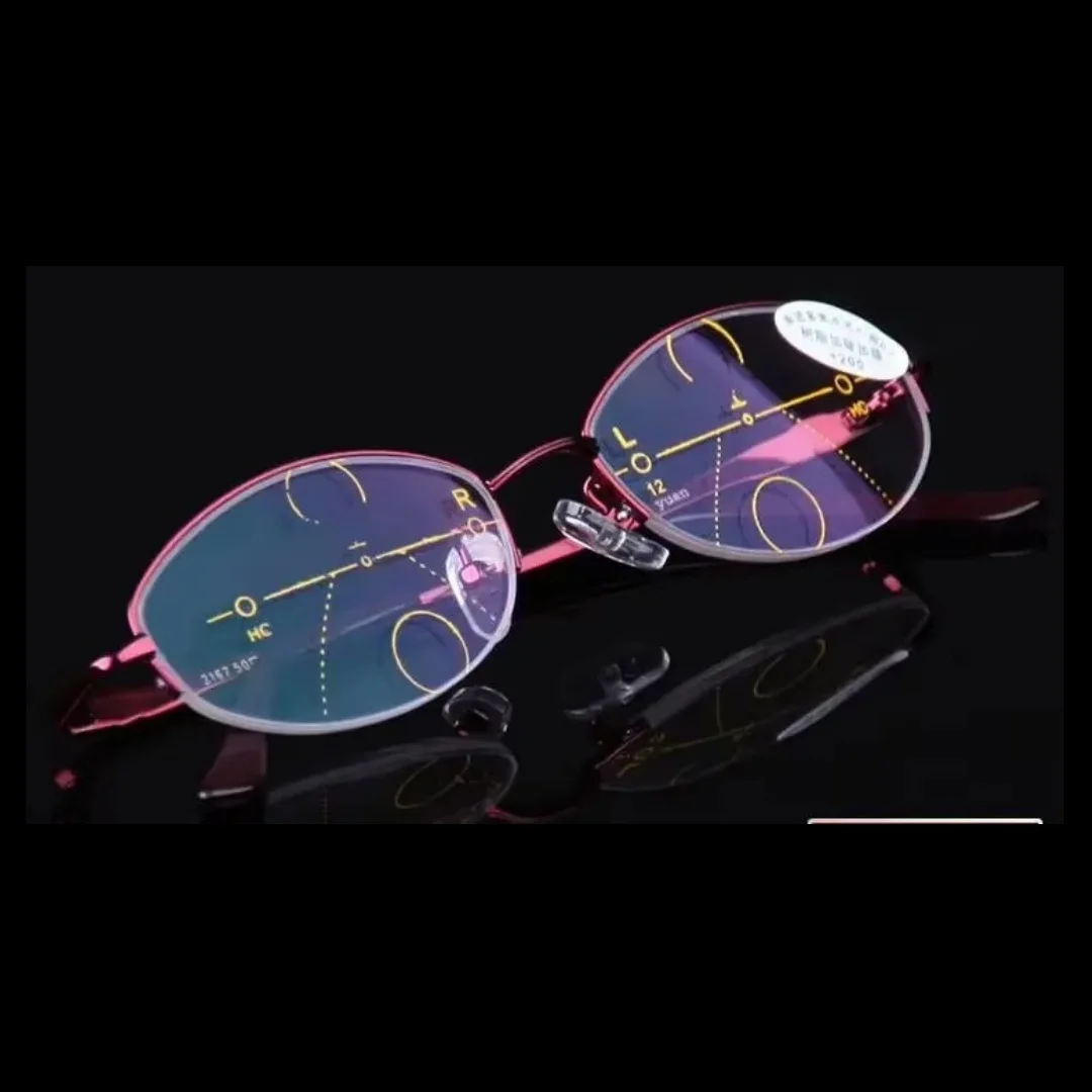 

= Clara Vida For Intelligence Progressive Multifocal Commercial Reading Glasses Bifocal Womens Ultra Light +1 +1.5 +2 To +4