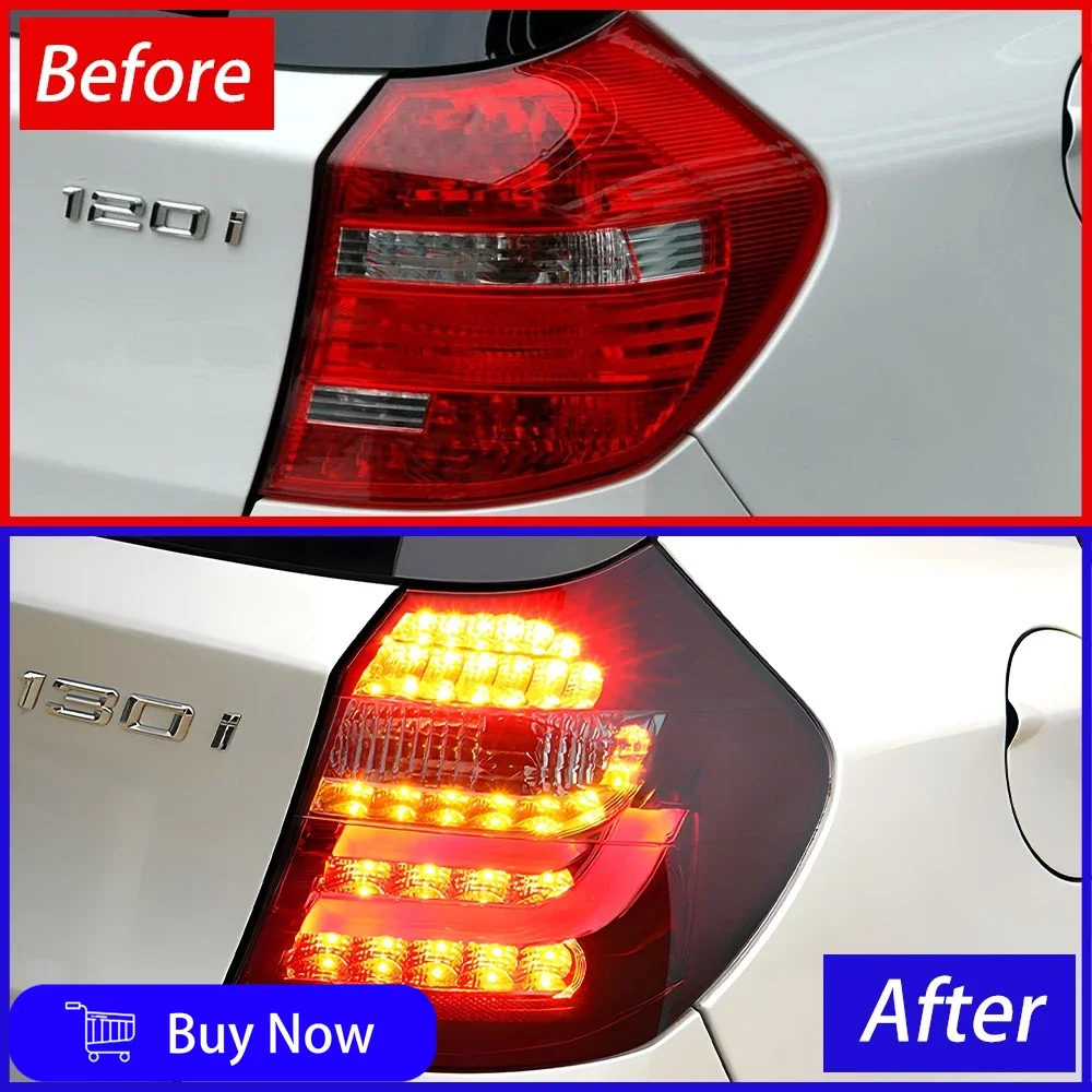 For BMW 1 Series E87 118i 120i 125i 128i 130i 2007-2011 Year Upgrade LED Car Taillight Car Turn Signal Assembly Accessories view 2