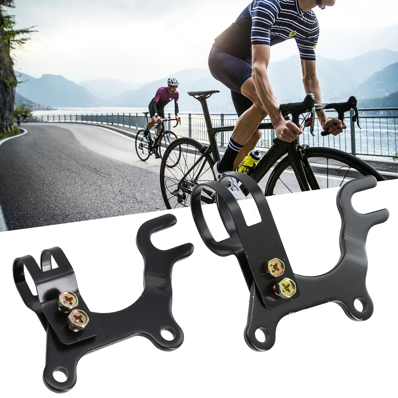 For Front Or Rear Wheels Road Bike Parts Modified Bracket Accessories Approx. 4mm/0.16in Black High Quality Nice