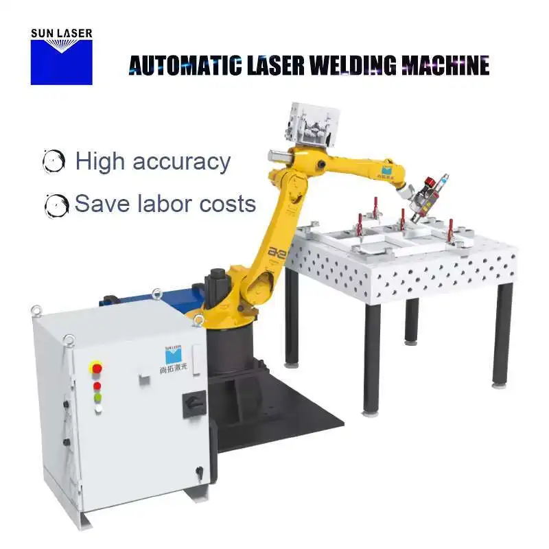 Fully Automated Fiber Optic Industrial Intelligent Robot Arm New Energy Welding And Conveying General Equipment
