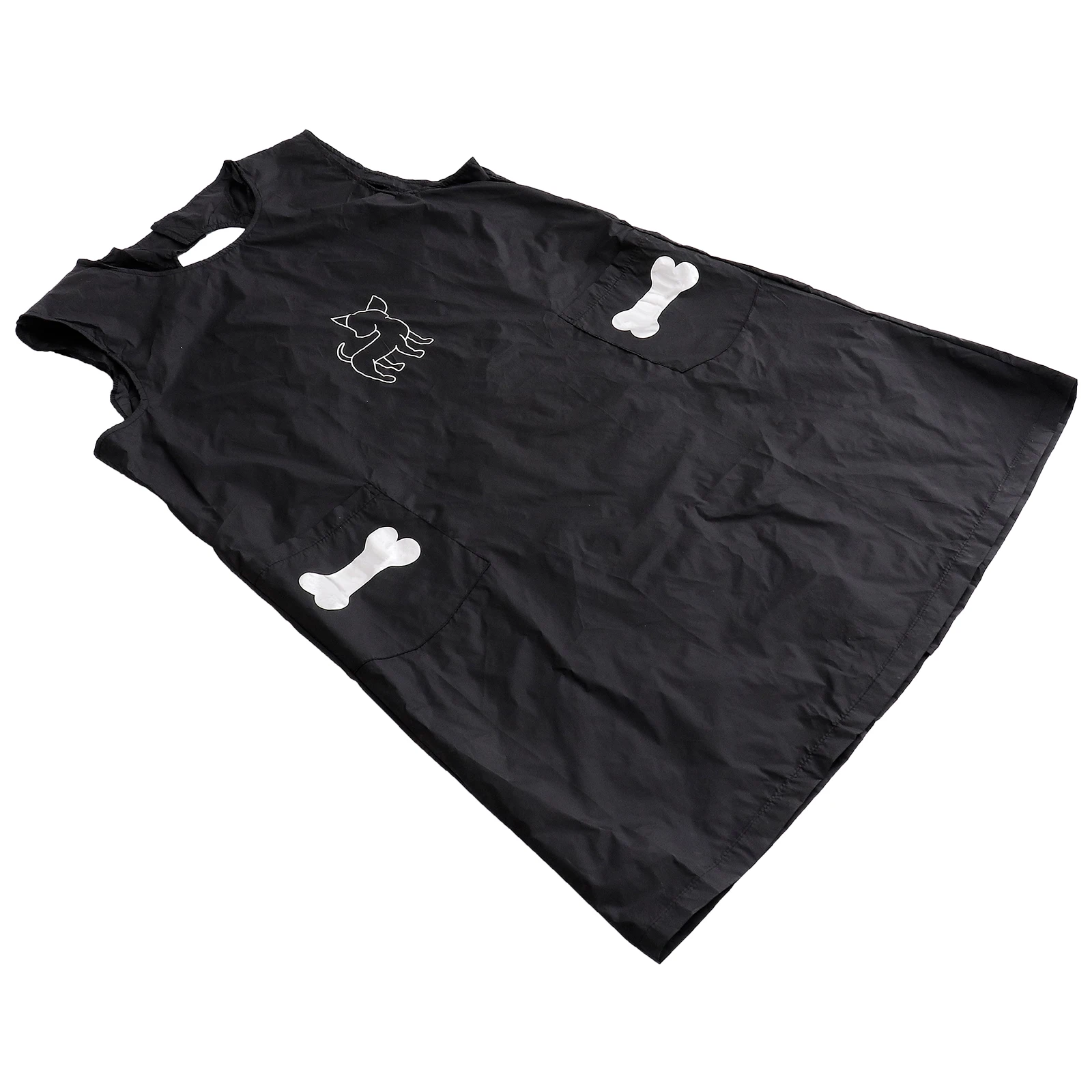

Sleeveless Grooming Apron Water Repellent Pet Smock Dog Accessories Overalls Halter Neck Style Stain Resistant Waterproof Easy