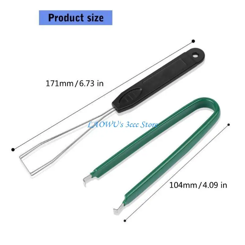 Y8AD Ergonomic Design Steel AntiStatic IC Puller Tool Keycap Puller For Mechanical Keyboard Maintenance And Chip Removal