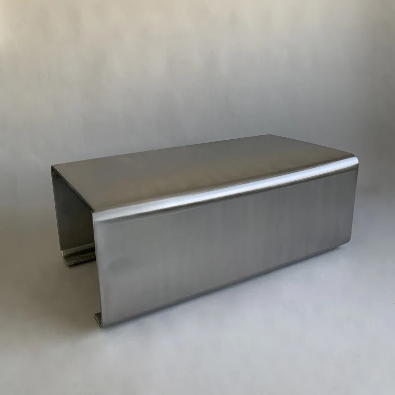Nordic minimalist rectangular stainless steel coffee table large flat creative light luxury coffee table