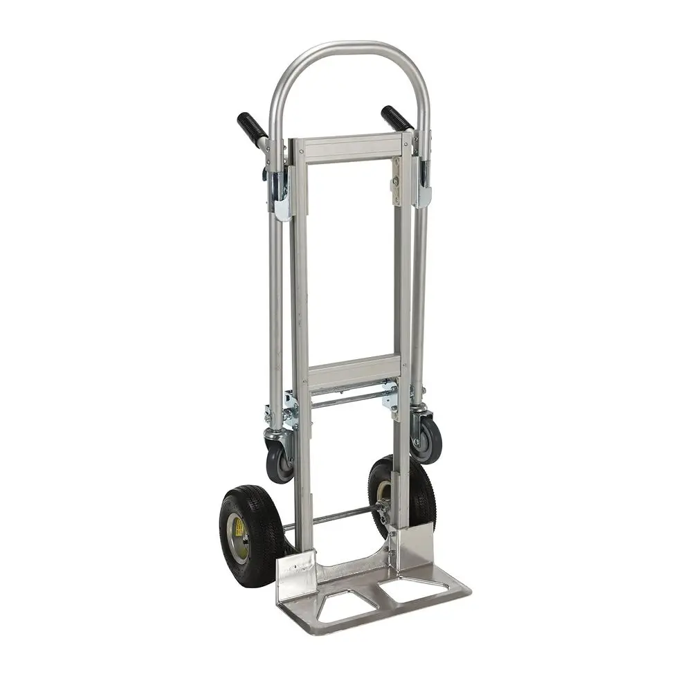 

500 lb. Capacity Convertible Hand Truck in Silver