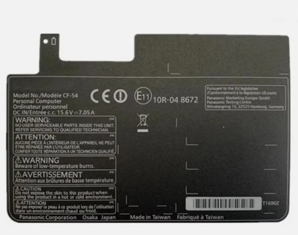 

SX 50 Pieces/lot Bottom Base Decal Sticker for Panasonic Touchbook CF-54 CF54