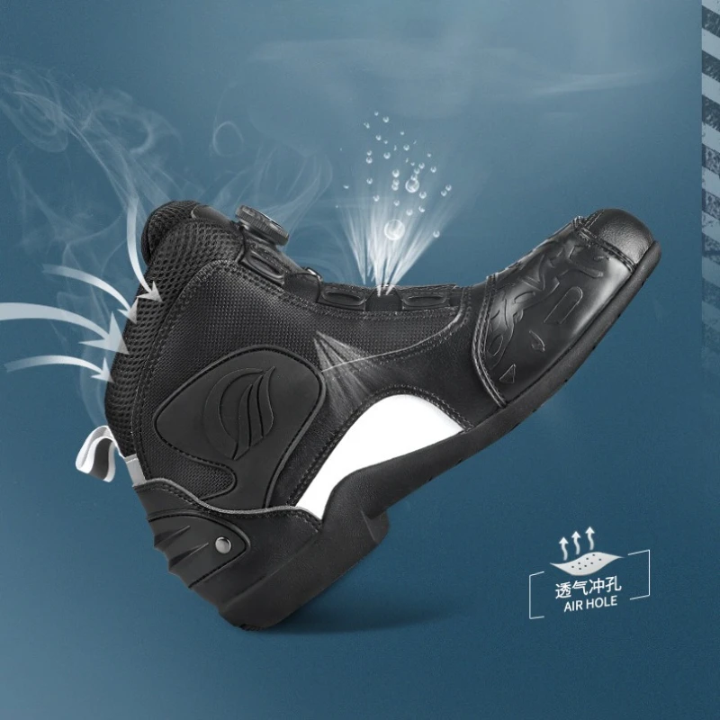 

Motorcycle Riding Shoes Locking Motorcycle Boots Mountain Bike Racing Fallproof Summer Waterproof Breathable Casual Sneakers