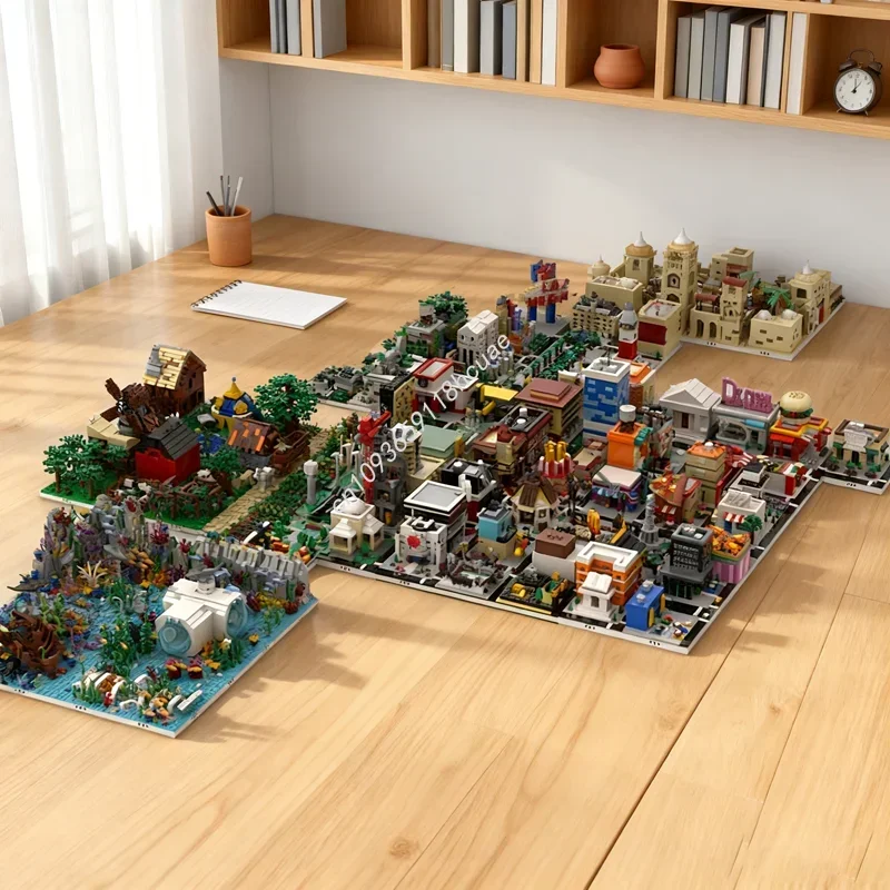 42265pcs MOC Modular World Build MOCs Modulared Model Building Blocks Festival Gift Assemble DIY Creative Toy Birthday